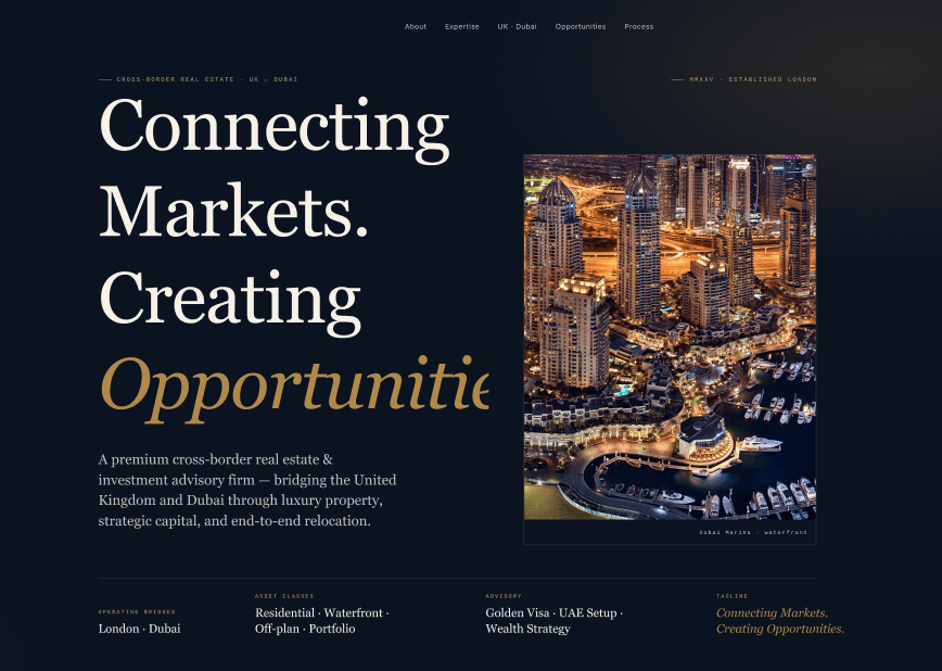 Kingdom Bridge — Real Estate Advisory — screen preview